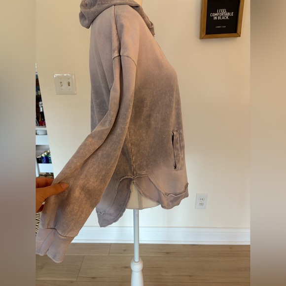 Ocean Drive Taupe Cowl Neck Sweater - Picture 3 of 4